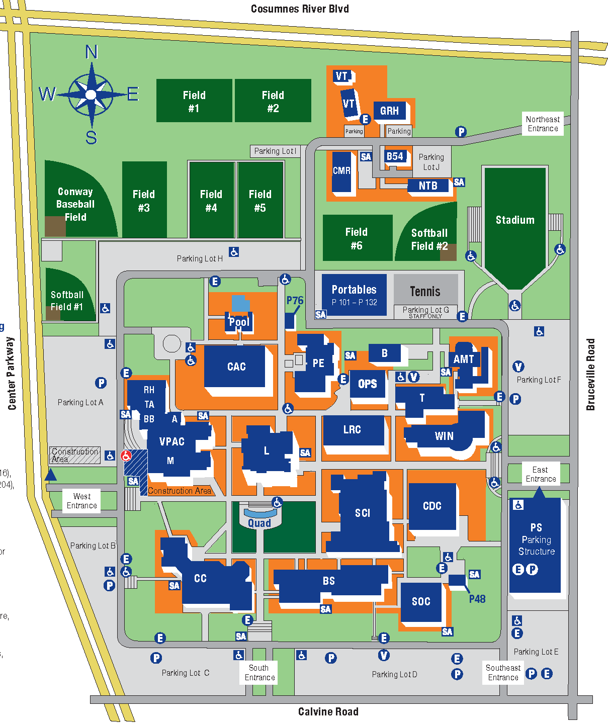 Campus map.